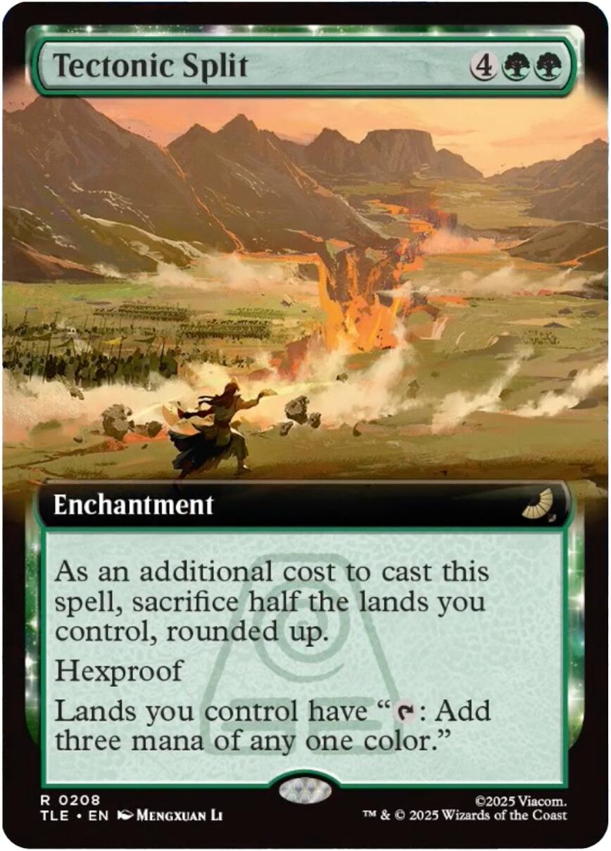 Tectonic Split (Extended Art) [Avatar: The Last Airbender: Eternal-Legal] | Boutique FDB TCG