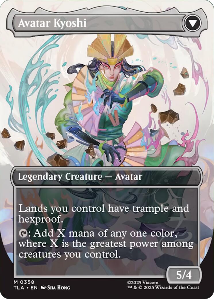 The Legend of Kyoshi (Borderless) [Avatar: The Last Airbender] | Boutique FDB TCG
