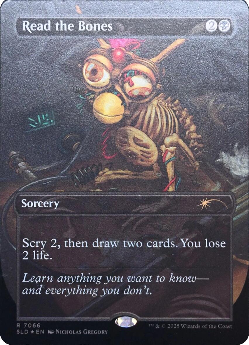 Read the Bones (Rainbow Foil) [Secret Lair Drop Series] | Boutique FDB TCG