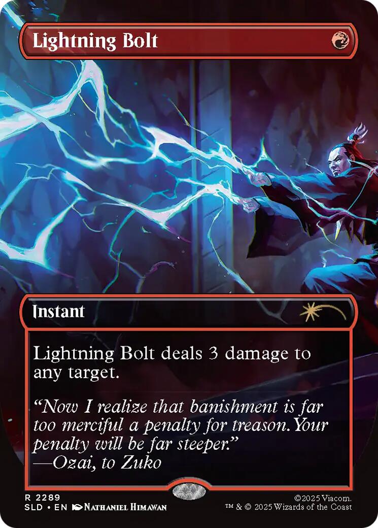 Lightning Bolt (2289) [Secret Lair Drop Series] | Boutique FDB TCG