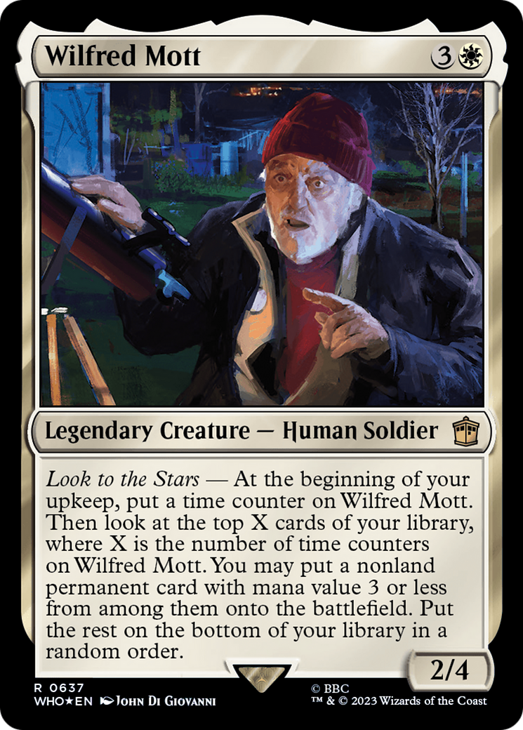 Wilfred Mott (Surge Foil) [Doctor Who] | Boutique FDB TCG