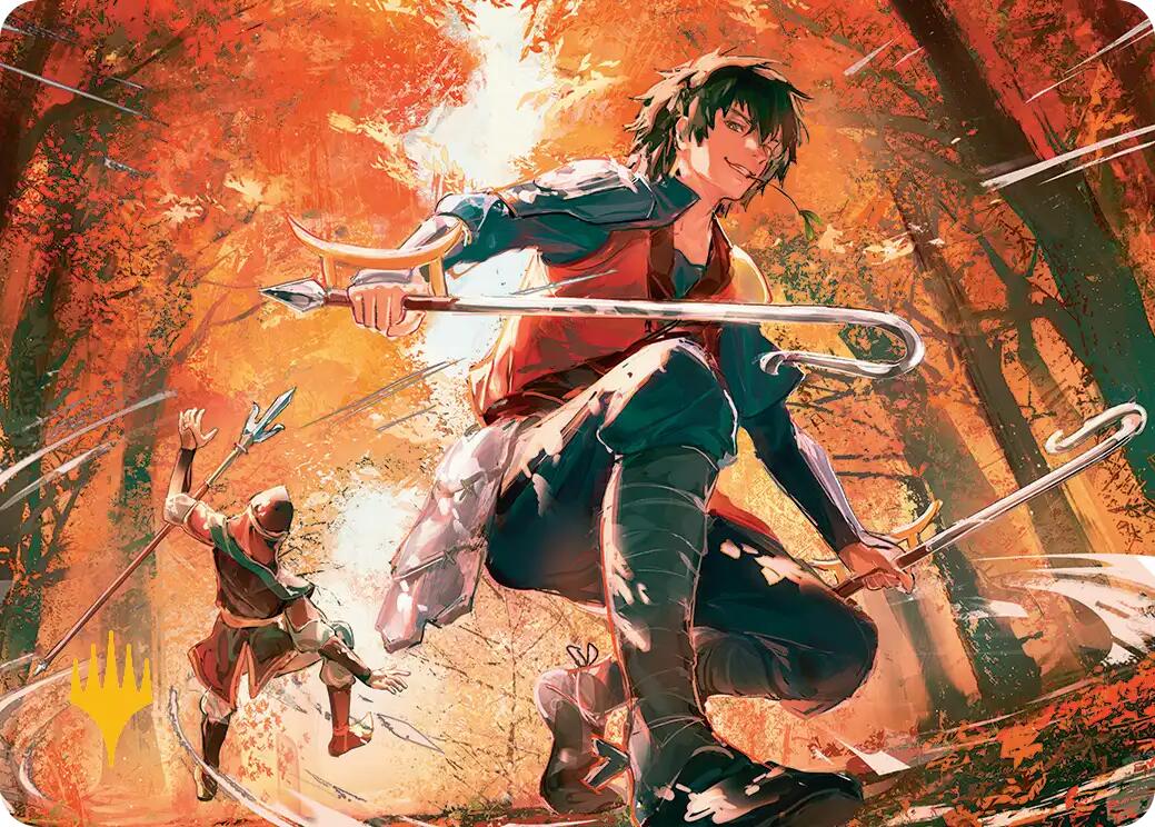 Jet, Rebel Leader Art Card (Gold-Stamped Planeswalker Symbol) [Avatar: The Last Airbender Art Series] | Boutique FDB TCG