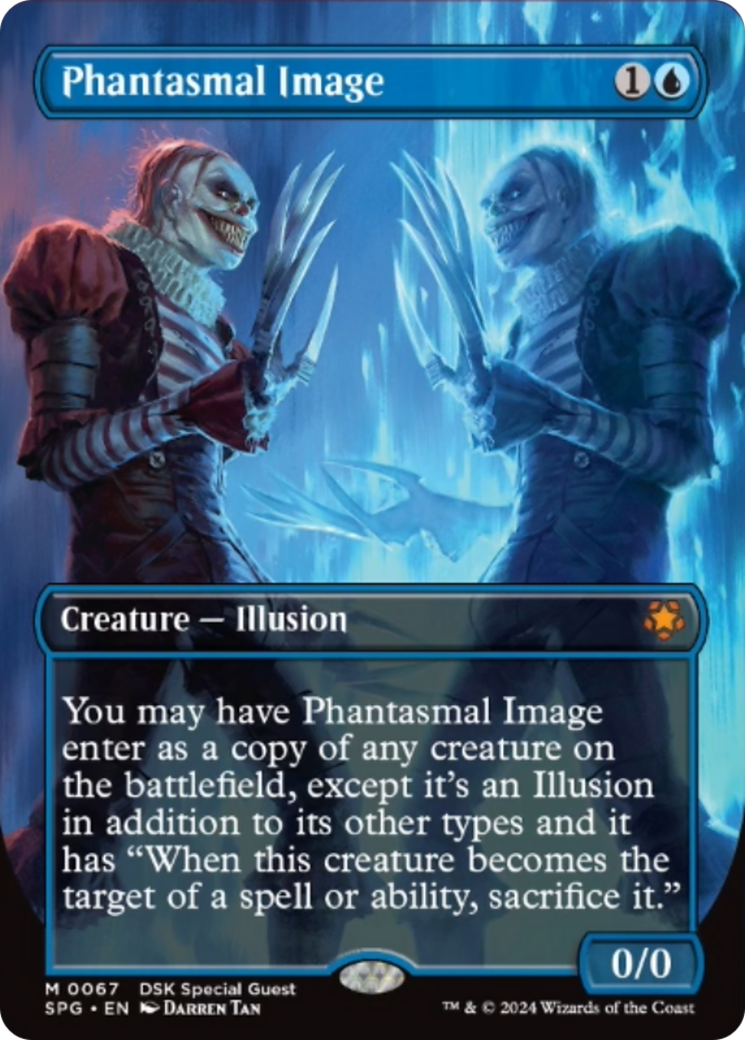 Phantasmal Image (Borderless) [Duskmourn: House of Horror Special Guests] | Boutique FDB TCG