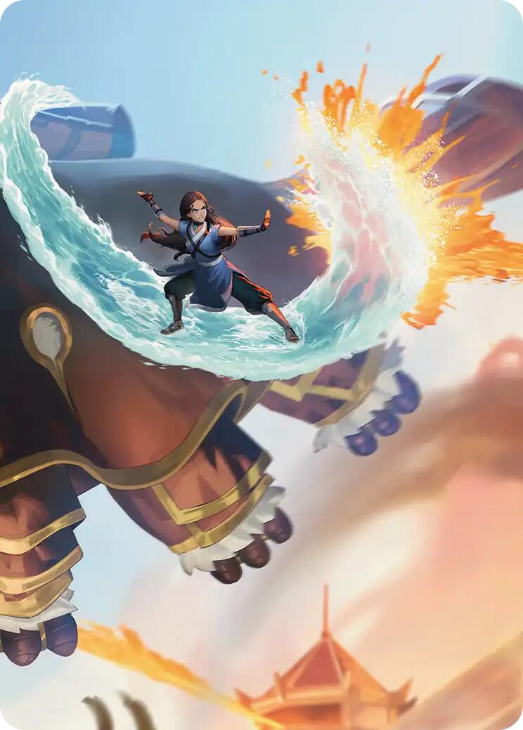 Katara's Reversal Art Card [Avatar: The Last Airbender Art Series] | Boutique FDB TCG