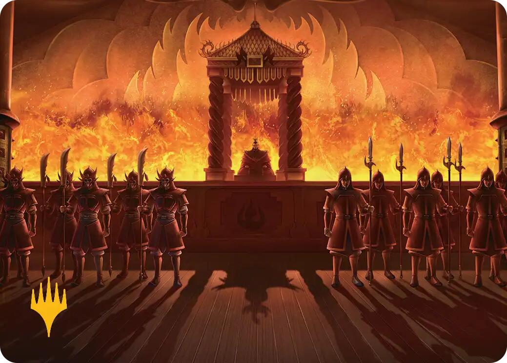 Fire Lord Ozai Art Card (Gold-Stamped Planeswalker Symbol) [Avatar: The Last Airbender Art Series] | Boutique FDB TCG