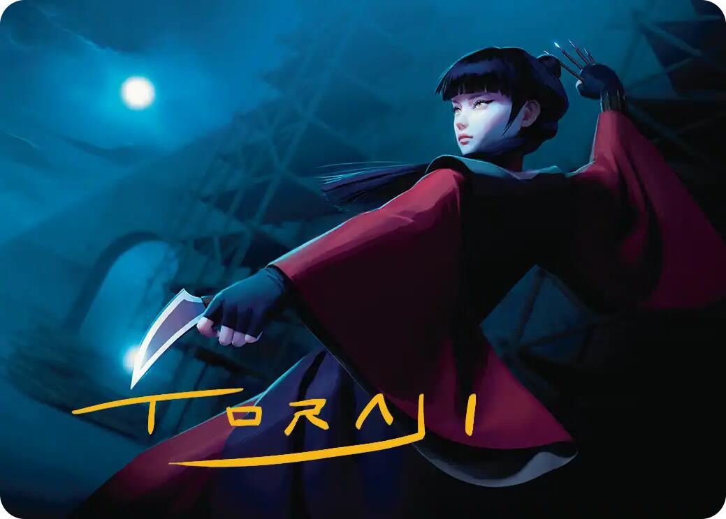 Mai, Jaded Edge Art Card (Gold-Stamped Signature) [Avatar: The Last Airbender Art Series] | Boutique FDB TCG