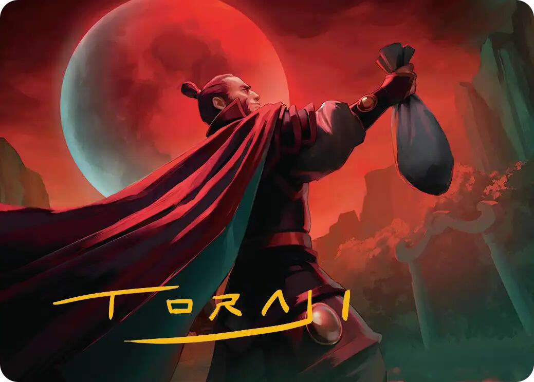 Zhao, the Moon Slayer Art Card (Gold-Stamped Signature) [Avatar: The Last Airbender Art Series] | Boutique FDB TCG