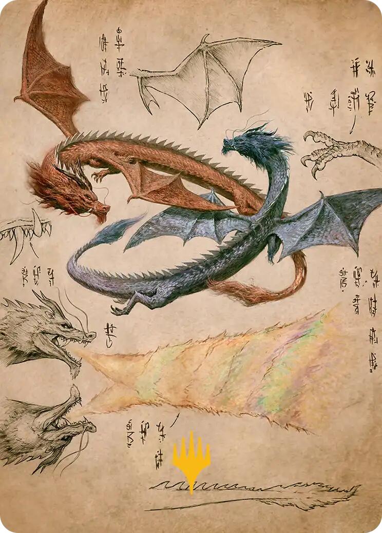 Ran and Shaw Art Card (Gold-Stamped Planeswalker Symbol) [Avatar: The Last Airbender Art Series] | Boutique FDB TCG