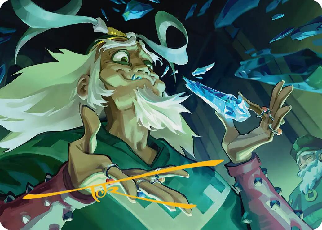 Bumi, King of Three Trials Art Card (Gold-Stamped Signature) [Avatar: The Last Airbender Art Series] | Boutique FDB TCG