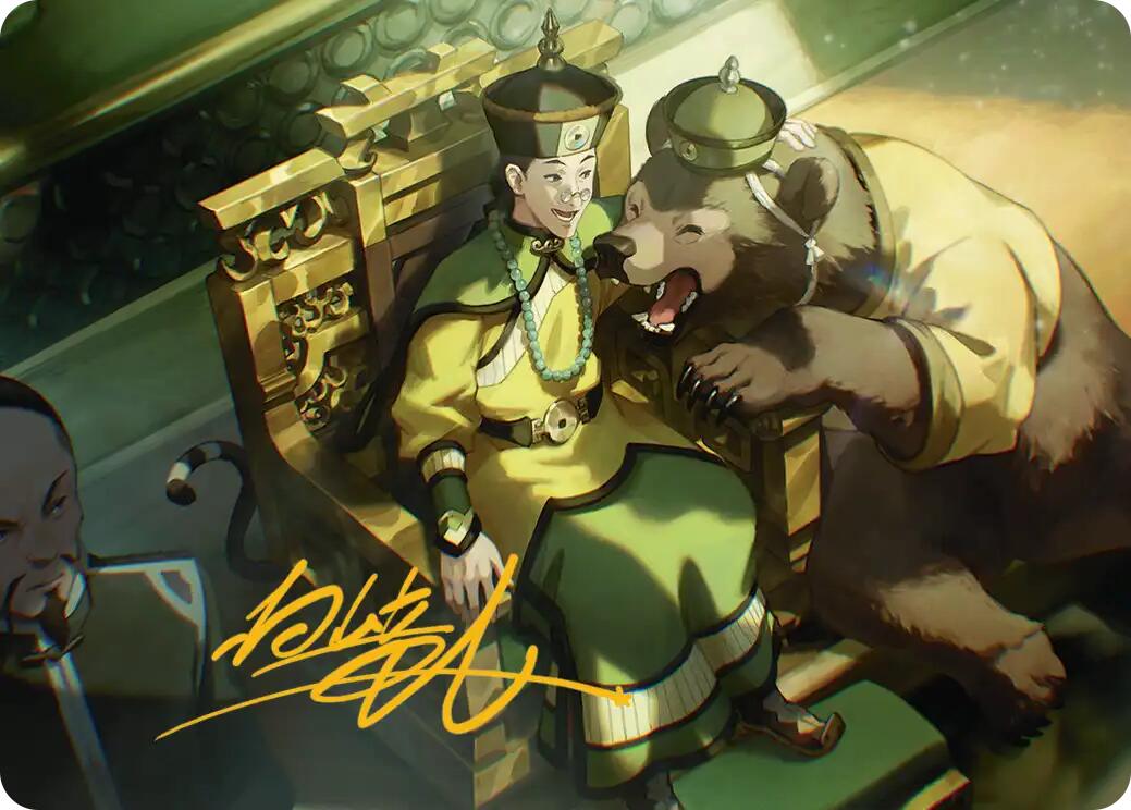 The Earth King Art Card (Gold-Stamped Signature) [Avatar: The Last Airbender Art Series] | Boutique FDB TCG