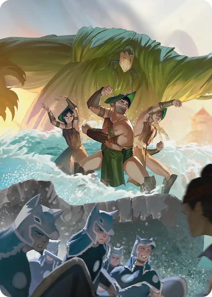 Swampbenders Art Card [Avatar: The Last Airbender Art Series] | Boutique FDB TCG