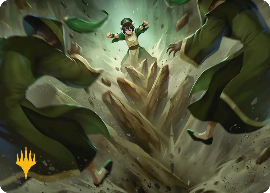 Rockalanche Art Card (Gold-Stamped Planeswalker Symbol) [Avatar: The Last Airbender Art Series] | Boutique FDB TCG