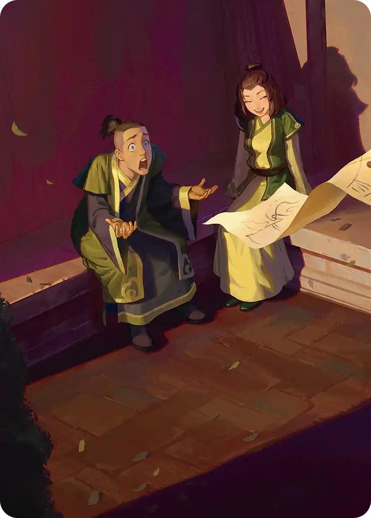 Sokka and Suki Art Card [Avatar: The Last Airbender Art Series] | Boutique FDB TCG