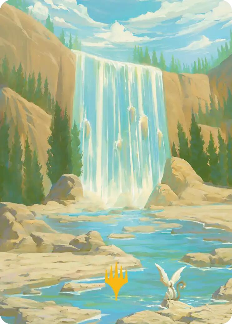 Island Art Card (Gold-Stamped Signature) [Avatar: The Last Airbender Art Series] | Boutique FDB TCG