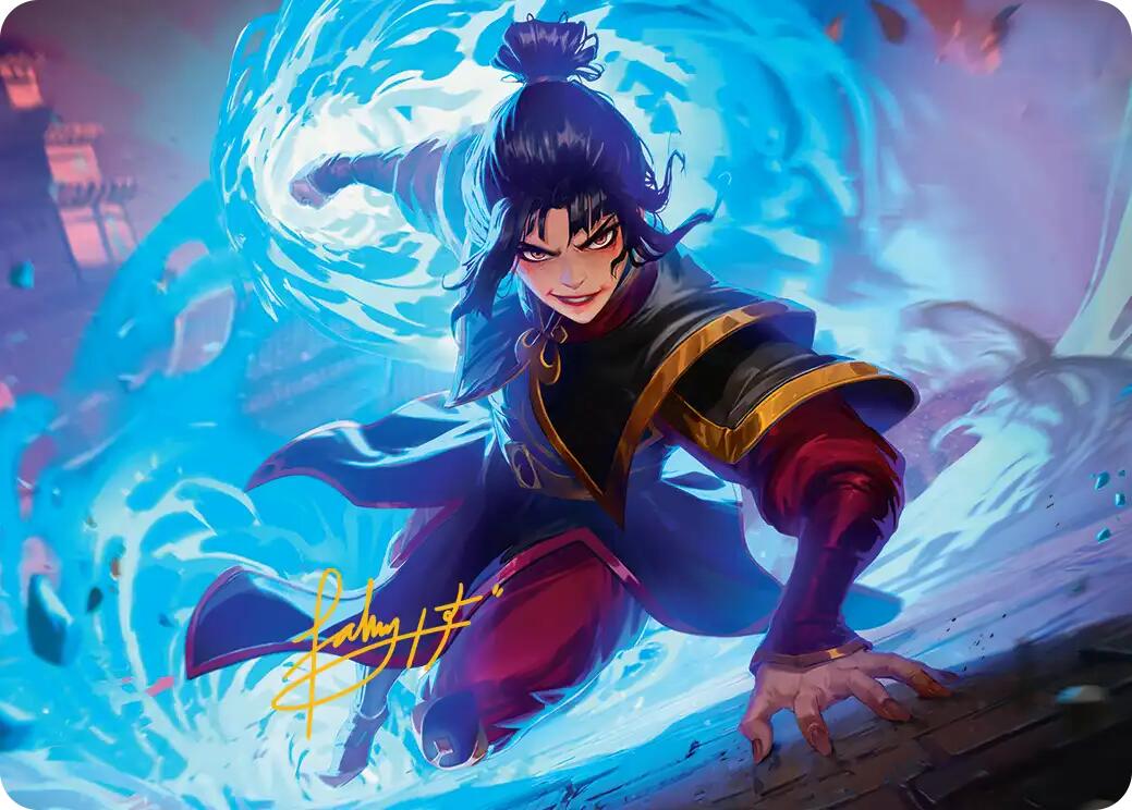 Fire Lord Azula Art Card (Gold-Stamped Signature) [Avatar: The Last Airbender Art Series] | Boutique FDB TCG