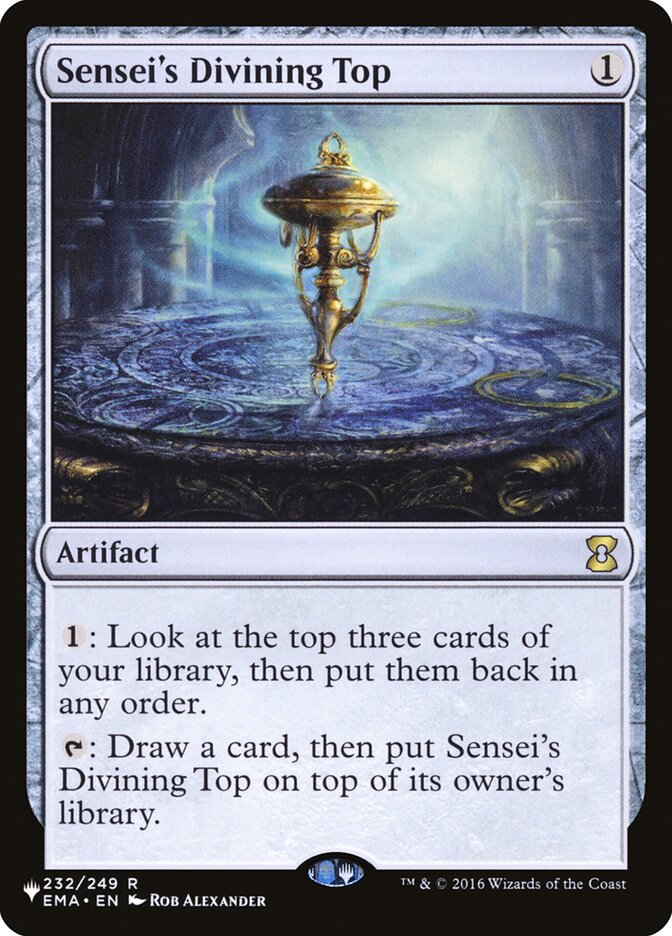 Sensei's Divining Top [The List] | Boutique FDB TCG