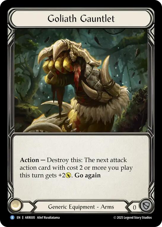 Goliath Gauntlet [ARR005] (Armory Deck: Rhinar)  Rainbow Foil | Boutique FDB TCG