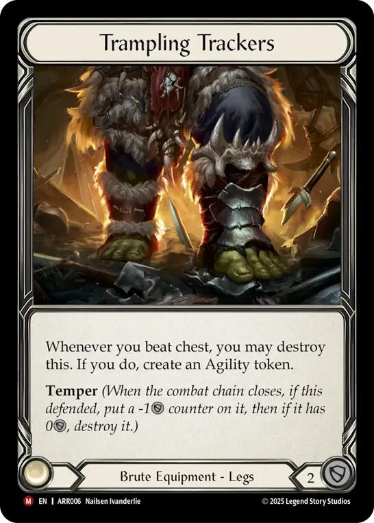 Trampling Trackers [ARR006] (Armory Deck: Rhinar)  Rainbow Foil | Boutique FDB TCG