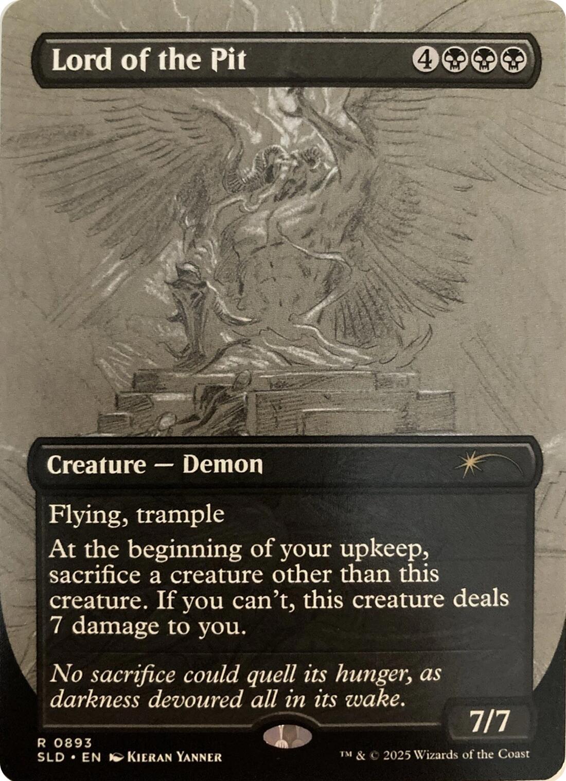 Lord of the Pit (Sketch Showcase) [Secret Lair Drop Series] | Boutique FDB TCG