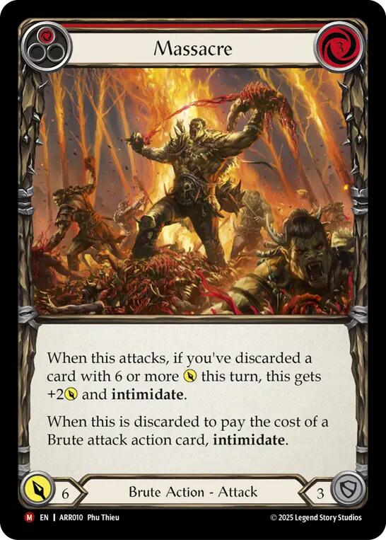 Massacre [ARR010] (Armory Deck: Rhinar) | Boutique FDB TCG