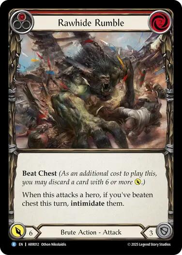 Rawhide Rumble [ARR012] (Armory Deck: Rhinar) | Boutique FDB TCG