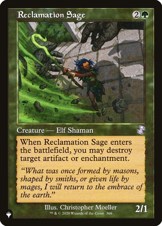 Reclamation Sage [The List] | Boutique FDB TCG