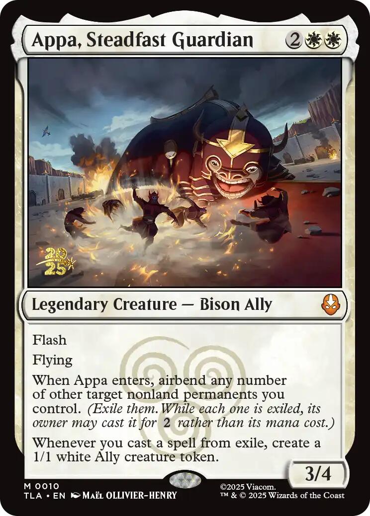 Appa, Steadfast Guardian [Avatar: The Last Airbender Prerelease Cards] | Boutique FDB TCG
