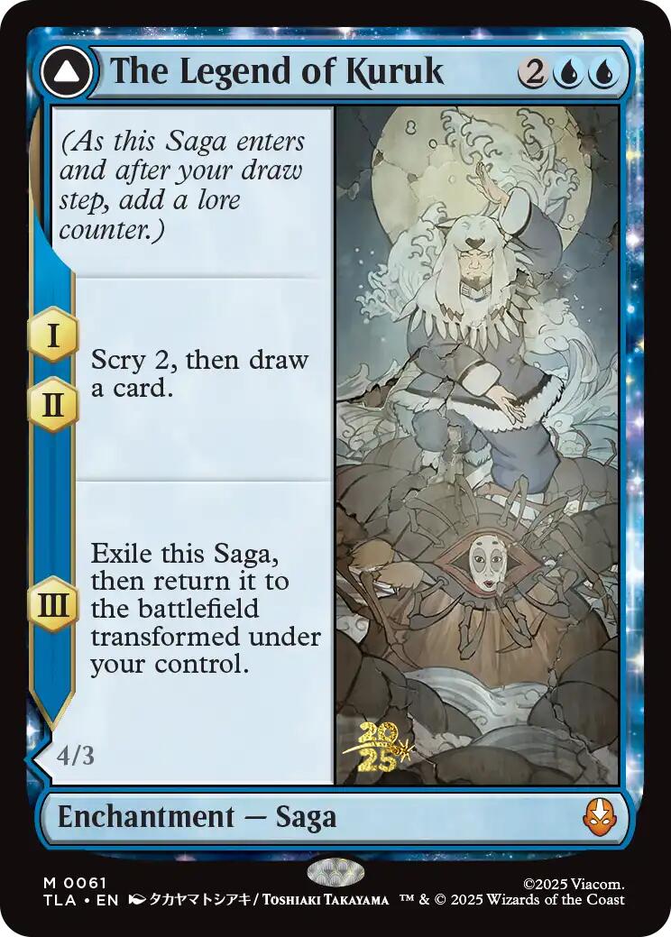 The Legend of Kuruk [Avatar: The Last Airbender Prerelease Cards] | Boutique FDB TCG