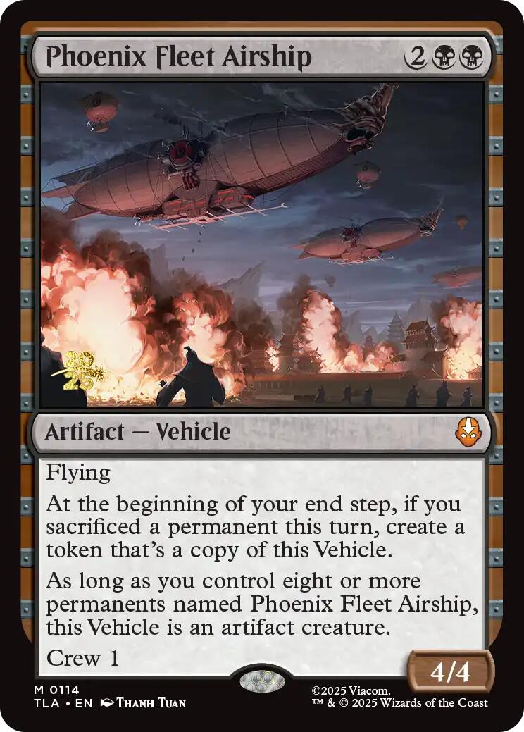 Phoenix Fleet Airship [Avatar: The Last Airbender Prerelease Cards] | Boutique FDB TCG