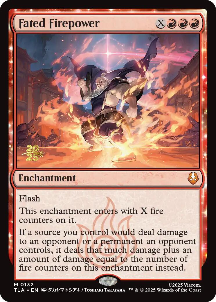 Fated Firepower [Avatar: The Last Airbender Prerelease Cards] | Boutique FDB TCG