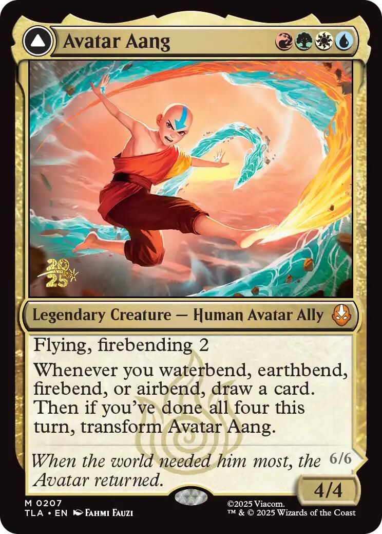 Avatar Aang [Avatar: The Last Airbender Prerelease Cards] | Boutique FDB TCG