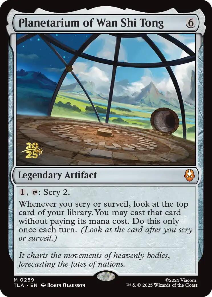 Planetarium of Wan Shi Tong [Avatar: The Last Airbender Prerelease Cards] | Boutique FDB TCG