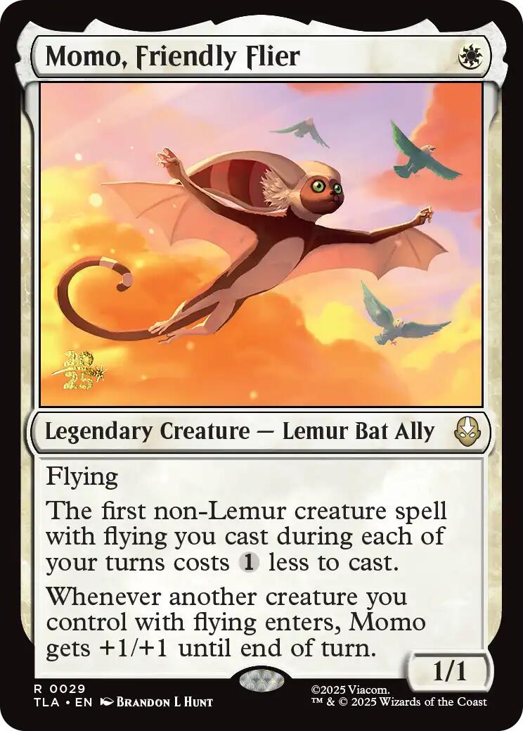 Momo, Friendly Flier [Avatar: The Last Airbender Prerelease Cards] | Boutique FDB TCG