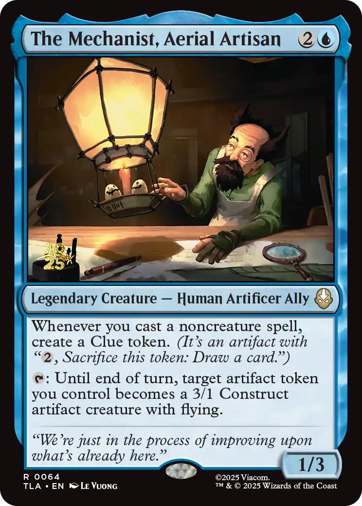 The Mechanist, Aerial Artisan [Avatar: The Last Airbender Prerelease Cards] | Boutique FDB TCG