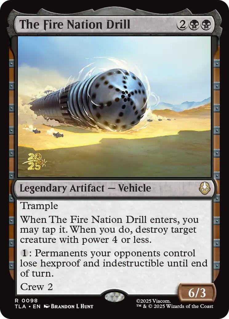 The Fire Nation Drill [Avatar: The Last Airbender Prerelease Cards] | Boutique FDB TCG