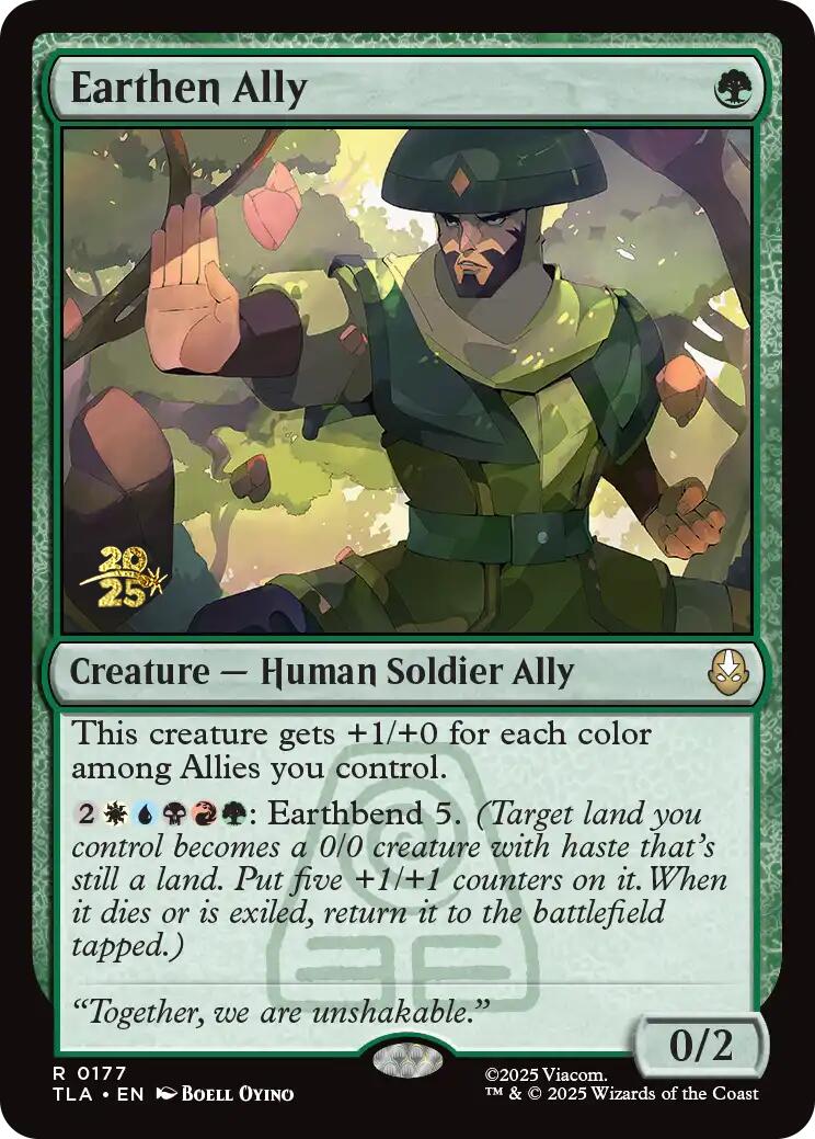 Earthen Ally [Avatar: The Last Airbender Prerelease Cards] | Boutique FDB TCG