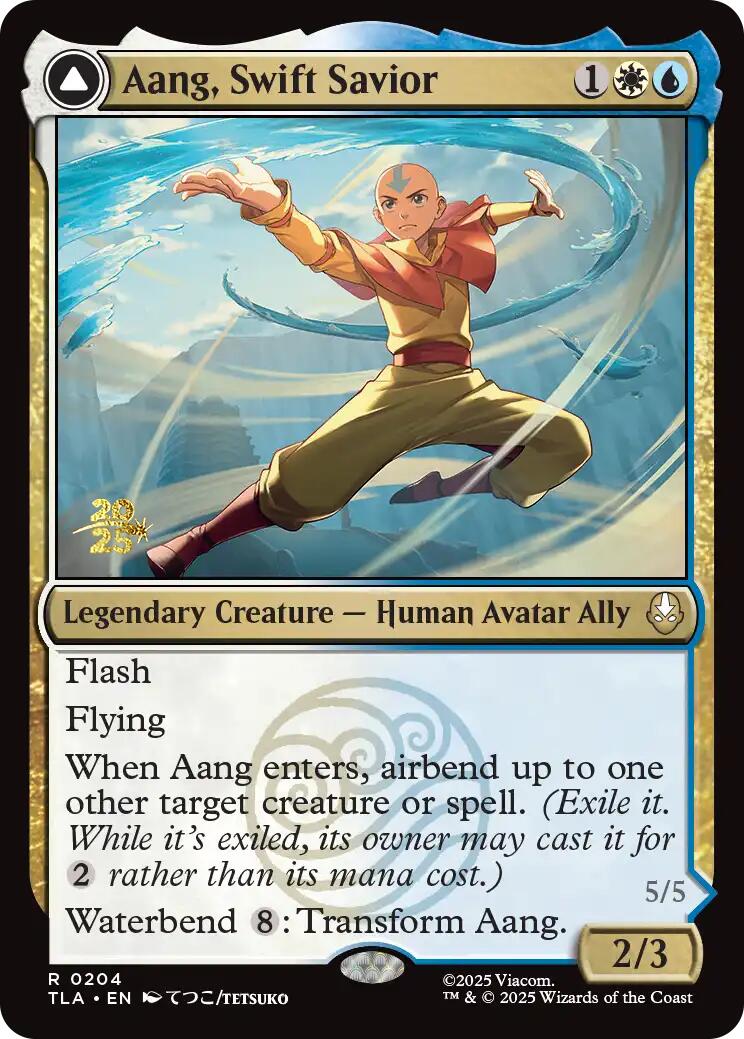 Aang, Swift Savior [Avatar: The Last Airbender Prerelease Cards] | Boutique FDB TCG