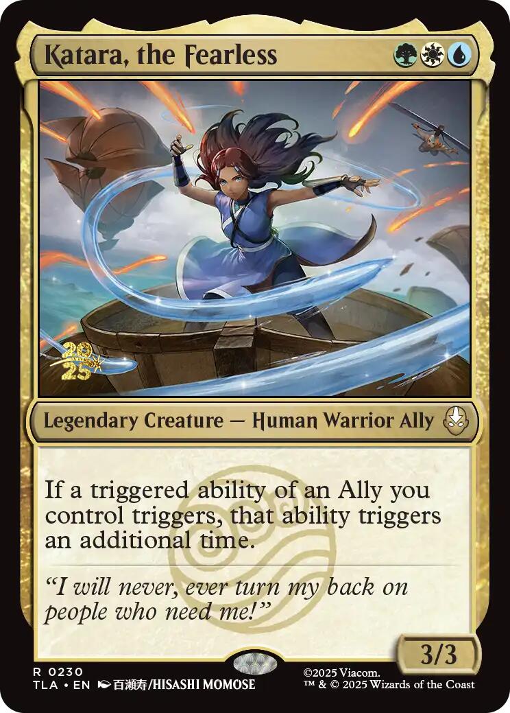 Katara, the Fearless [Avatar: The Last Airbender Prerelease Cards] | Boutique FDB TCG