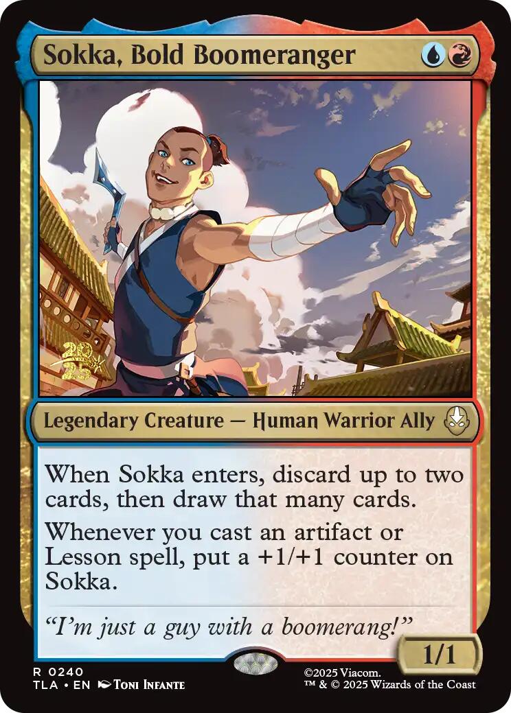 Sokka, Bold Boomeranger [Avatar: The Last Airbender Prerelease Cards] | Boutique FDB TCG