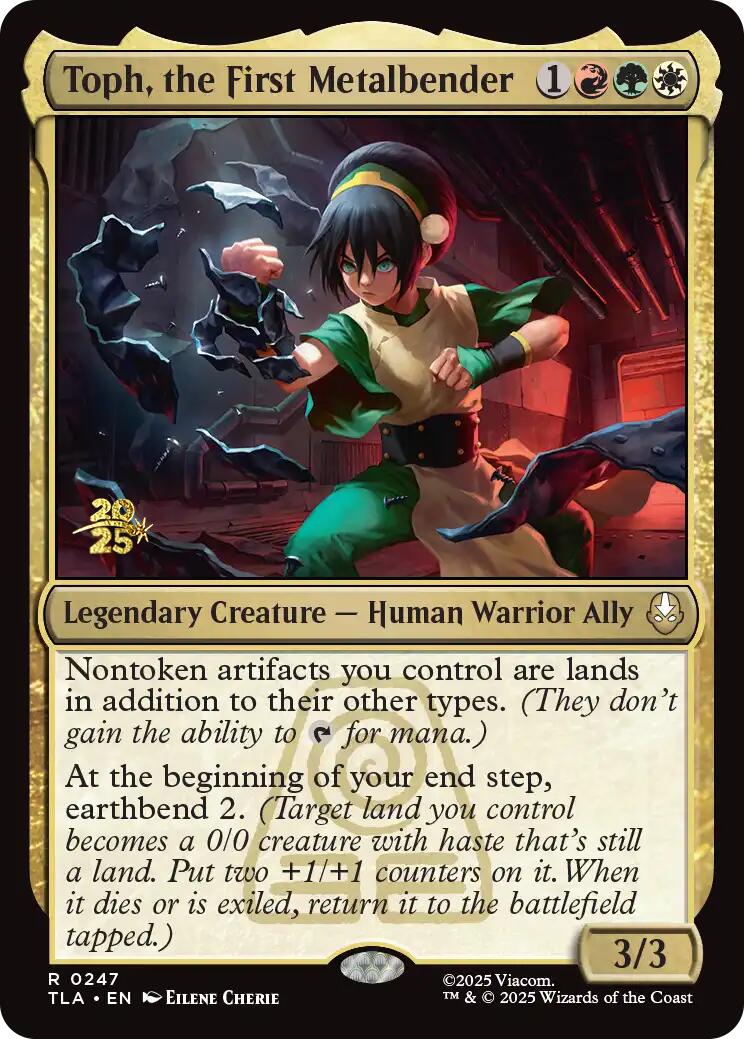 Toph, the First Metalbender [Avatar: The Last Airbender Prerelease Cards] | Boutique FDB TCG