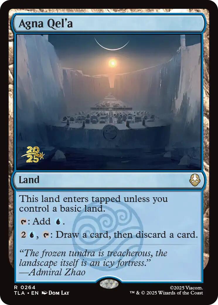 Agna Qel'a [Avatar: The Last Airbender Prerelease Cards] | Boutique FDB TCG