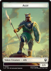 Ally (0005) // Clue (0014) Double-Sided Token [Avatar: The Last Airbender Tokens] | Boutique FDB TCG