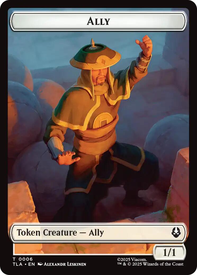 Ally (0006) // Clue (0017) Double-Sided Token [Avatar: The Last Airbender Tokens] | Boutique FDB TCG