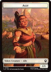Ally (0008) // Clue (0016) Double-Sided Token [Avatar: The Last Airbender Tokens] | Boutique FDB TCG
