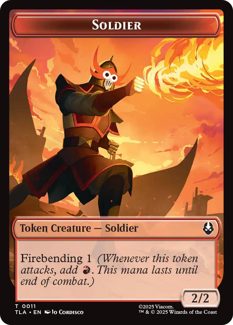 Ballistic Boulder // Soldier (0011) Double-Sided Token [Avatar: The Last Airbender Tokens] | Boutique FDB TCG