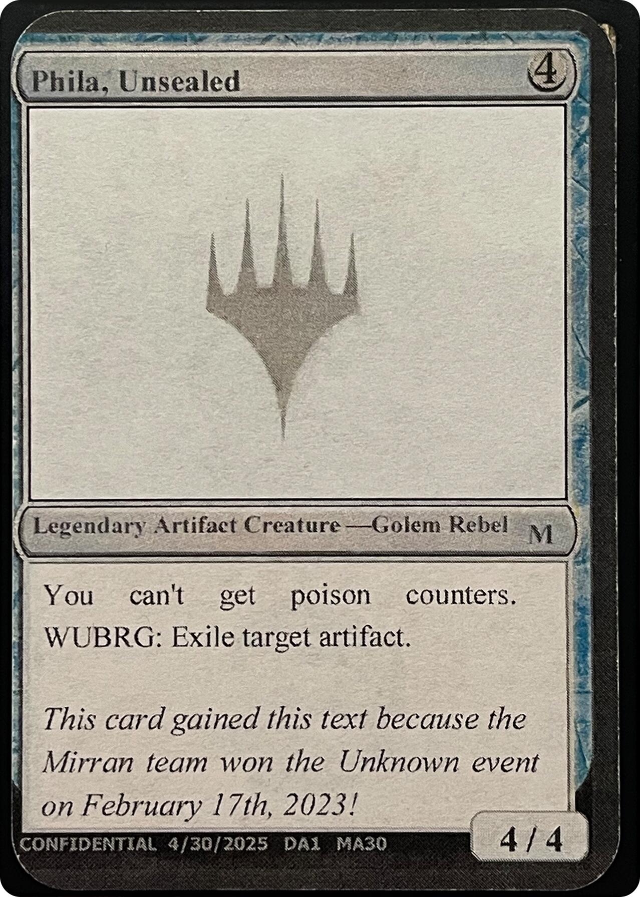 Phila, Unsealed (Reprint) [Unknown Event] | Boutique FDB TCG