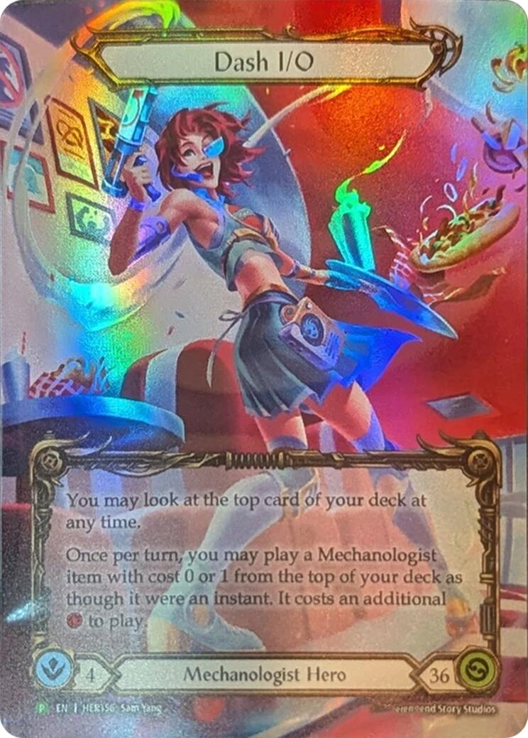 Dash I/O [HER0156] (Promo)  Rainbow Foil | Boutique FDB TCG