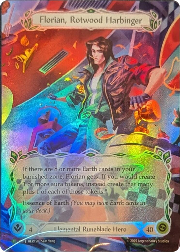 Florian, Rotwood Harbinger [HER158] (Promo)  Rainbow Foil | Boutique FDB TCG