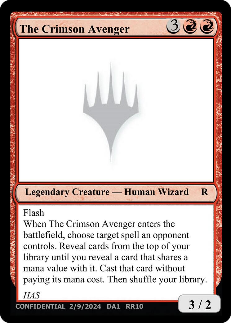 The Crimson Avenger [Unknown Event] | Boutique FDB TCG