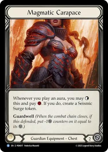 Magmatic Carapace [PEN017] (Compendium of Rathe) | Boutique FDB TCG